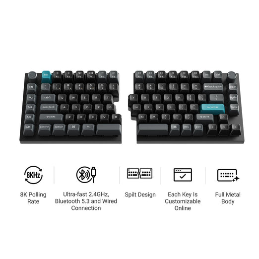 Keychron Q11 Ultra 8K Draadloos Aangepast Mechanisch Toetsenbord (US ANSI-indeling)