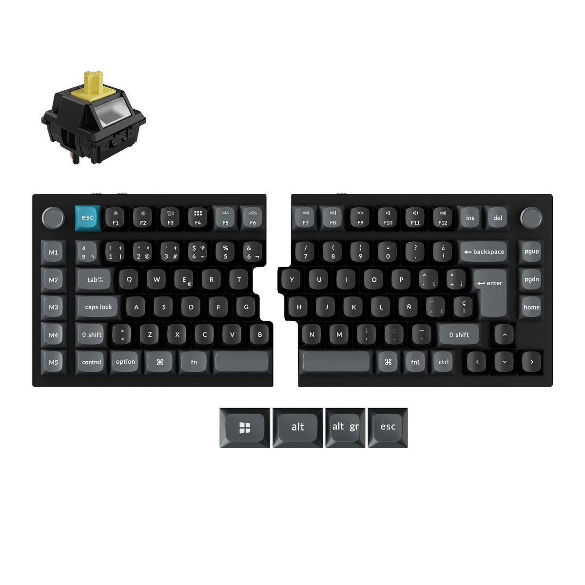 Keychron Q11 Ultra 8K Draadloos Aangepast Mechanisch Toetsenbord ISO-indeling Collectie