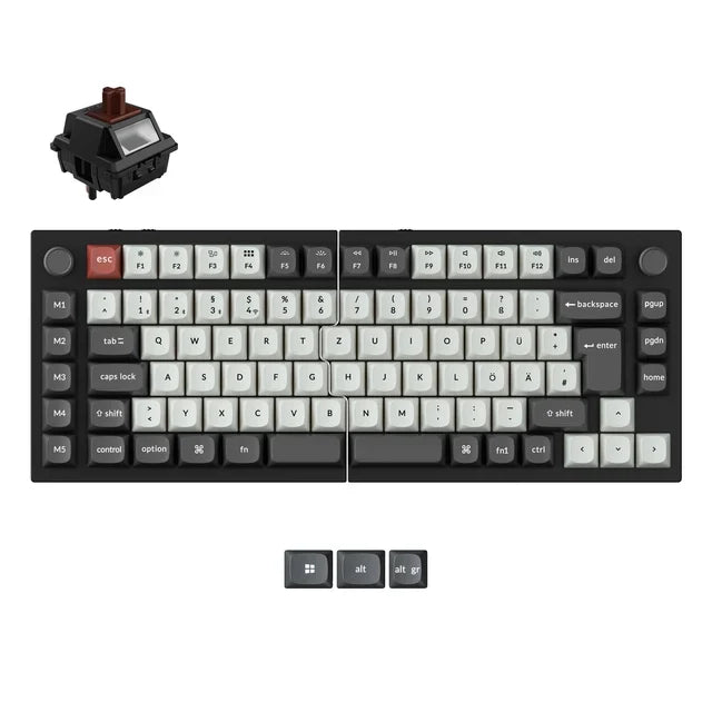 Keychron Q11 Ultra 8K Draadloos Aangepast Mechanisch Toetsenbord ISO-indeling Collectie