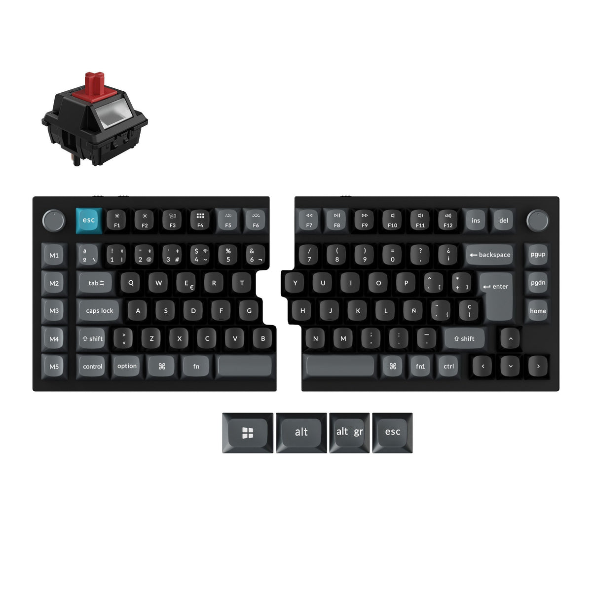 Keychron Q11 Ultra 8K Draadloos Aangepast Mechanisch Toetsenbord ISO-indeling Collectie