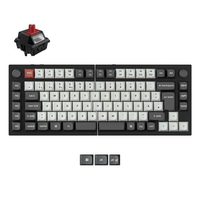 Keychron Q11 Ultra 8K Draadloos Aangepast Mechanisch Toetsenbord ISO-indeling Collectie