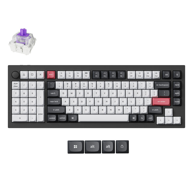 Keychron Q12 HE QMK Draadloos Aangepast Toetsenbord (US ANSI-indeling)