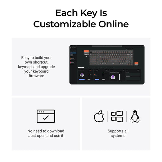 Keychron Q12 HE QMK Draadloos Aangepast Toetsenbord (US ANSI-indeling)