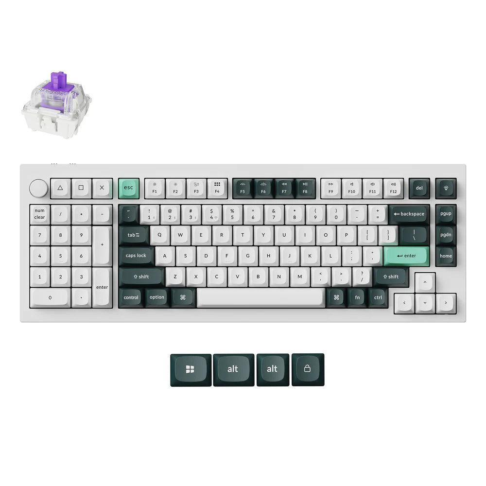 Keychron Q12 HE QMK Draadloos Aangepast Toetsenbord (US ANSI-indeling)