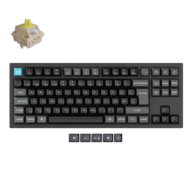 Keychron Q3 Ultra 8K Draadloos Aangepast Mechanisch Toetsenbord ISO-indeling Collectie