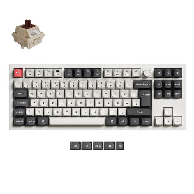 Keychron Q3 Ultra 8K Draadloos Aangepast Mechanisch Toetsenbord ISO-indeling Collectie