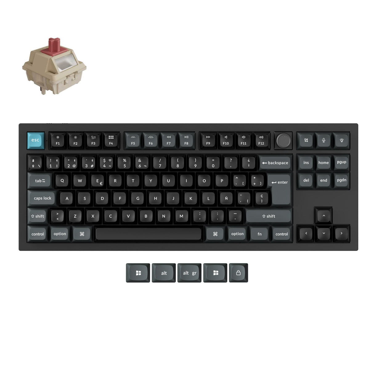 Keychron Q3 Ultra 8K Draadloos Aangepast Mechanisch Toetsenbord ISO-indeling Collectie
