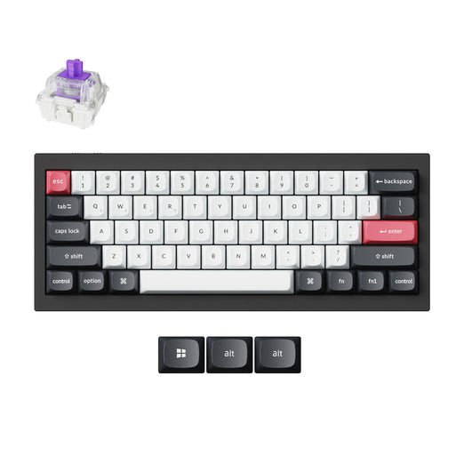 Keychron Q4 HE QMK Draadloos Aangepast Toetsenbord (VS-indeling)
