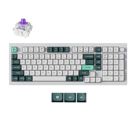 Keychron Q5 HE QMK draadloos aangepast toetsenbord (Amerikaanse indeling)