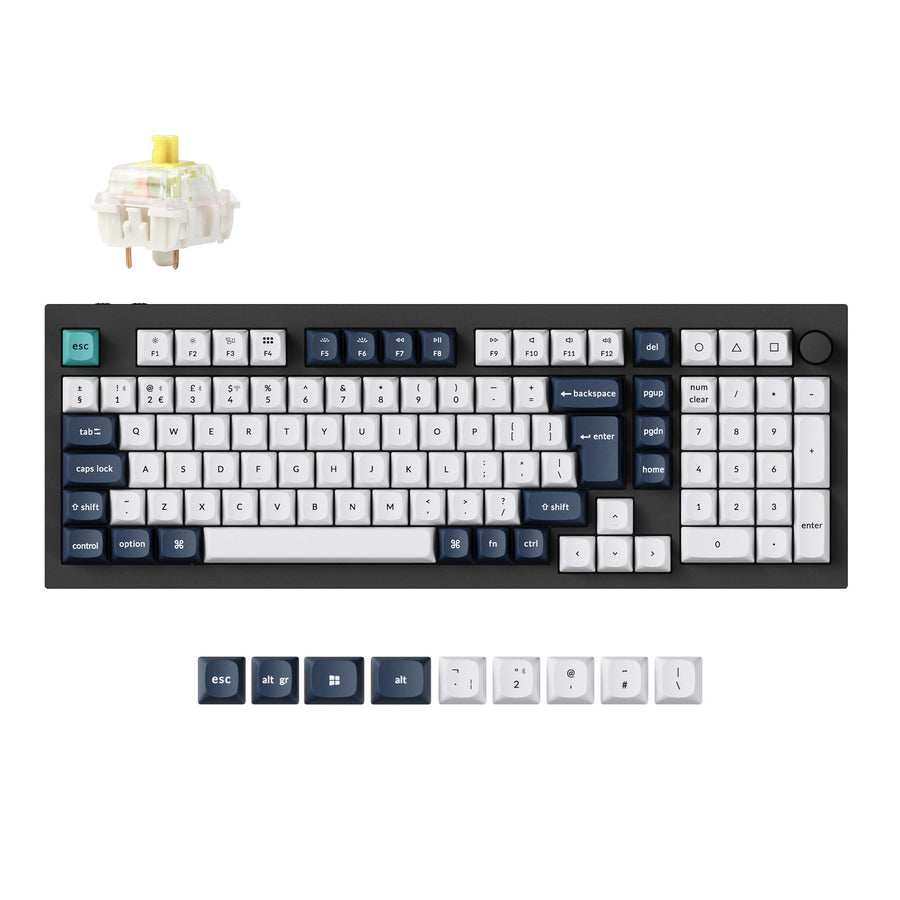 Keychron Q5 Max QMK/VIA Draadloos Aangepast Mechanisch Toetsenbord ISO-indeling Collectie