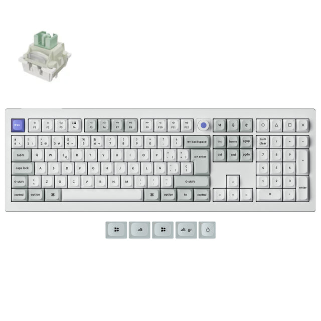 Keychron Q6 HE 8K Bedraad Magnetisch Schakelaar Toetsenbord ISO Indeling Collectie