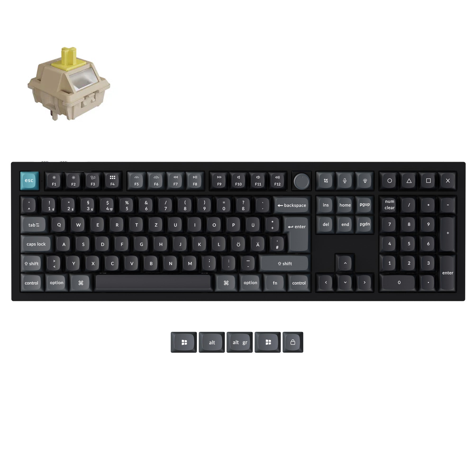Keychron Q6 Ultra 8K Draadloos Aangepast Mechanisch Toetsenbord ISO-indeling Collectie