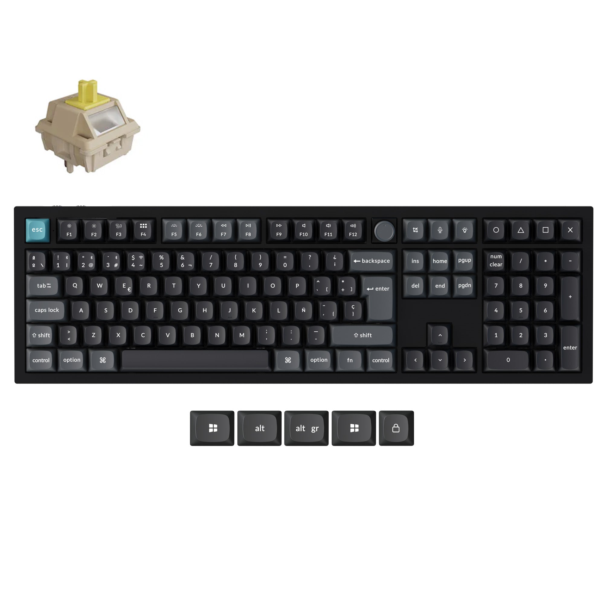 Keychron Q6 Ultra 8K Draadloos Aangepast Mechanisch Toetsenbord ISO-indeling Collectie