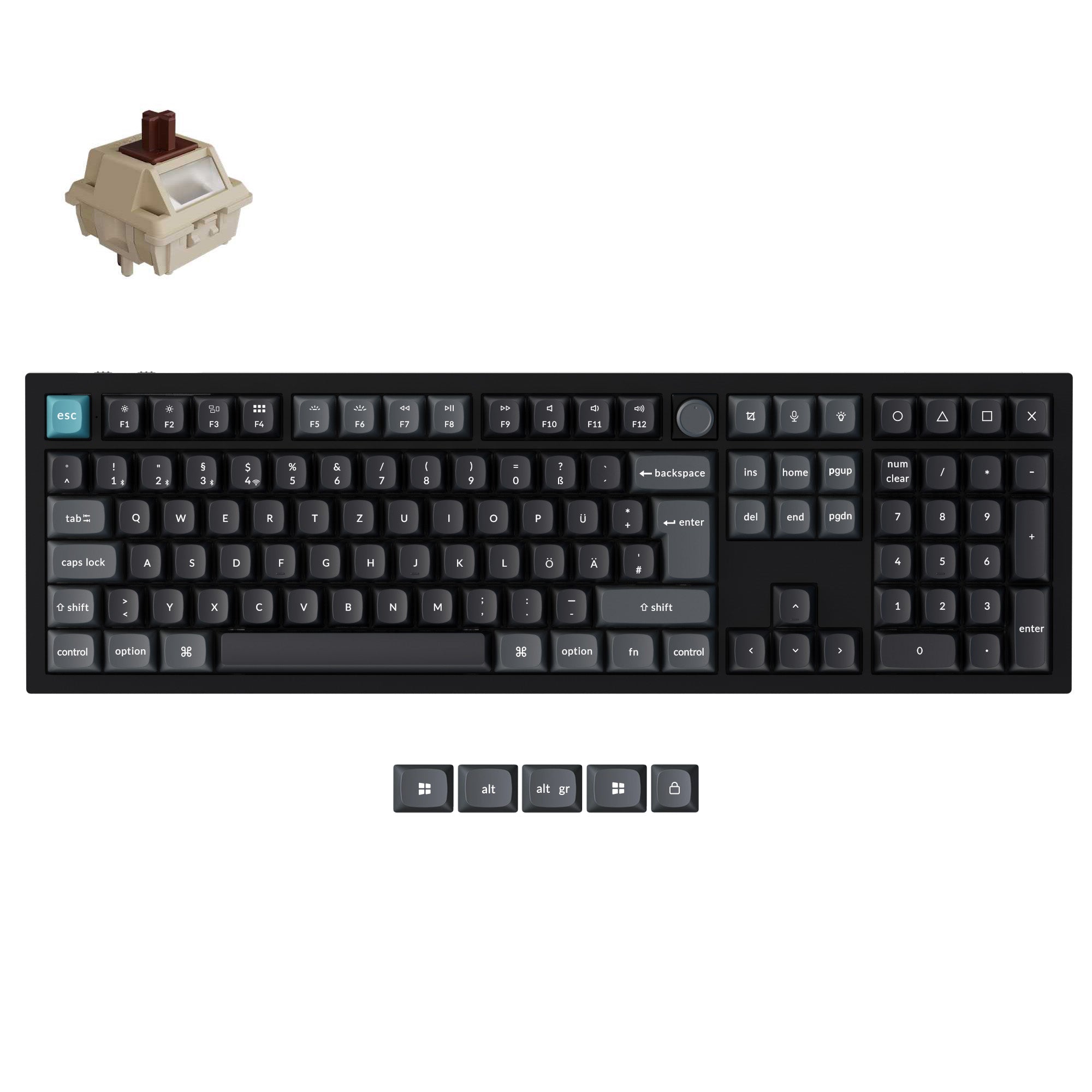 Keychron Q6 Ultra 8K Draadloos Aangepast Mechanisch Toetsenbord ISO-indeling Collectie