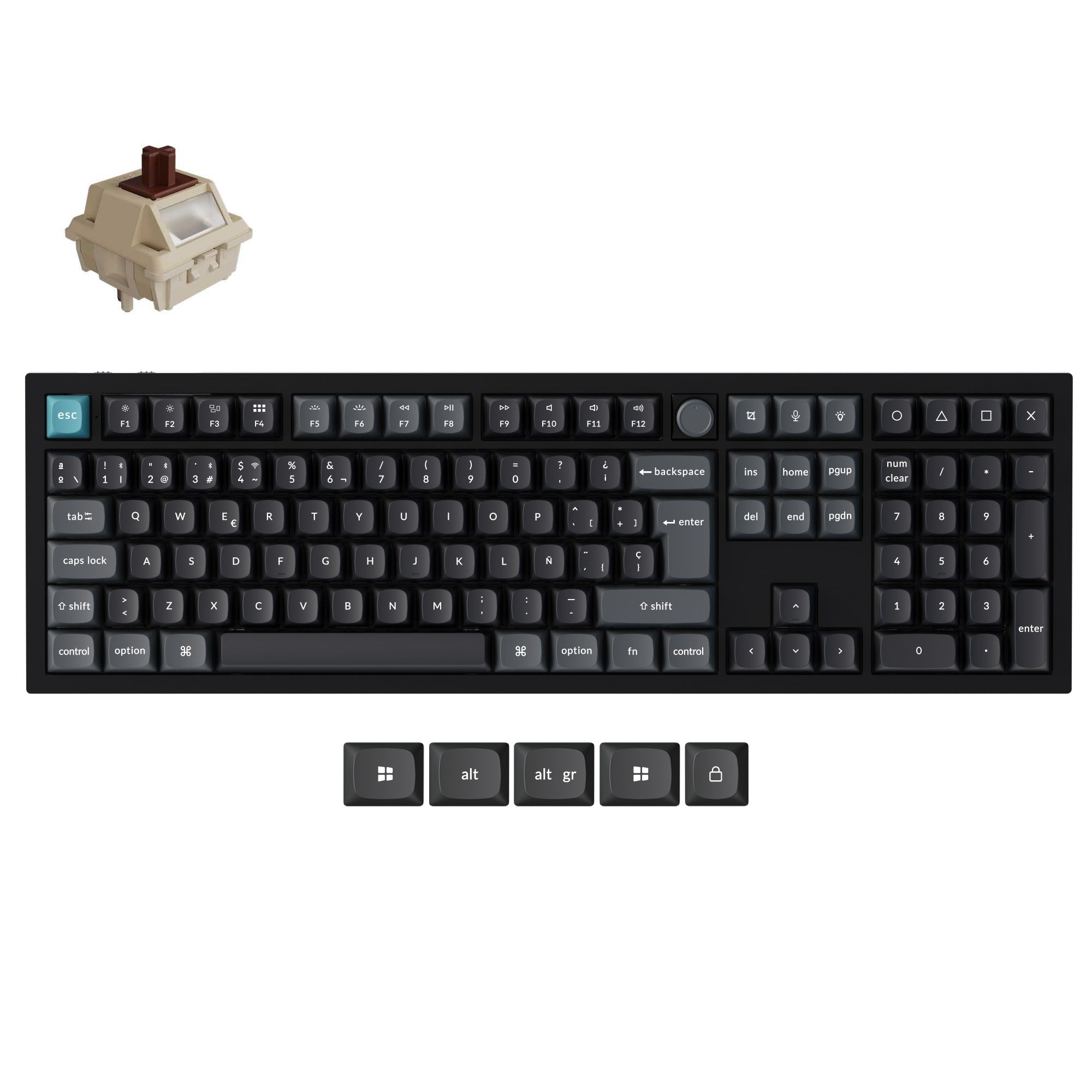 Keychron Q6 Ultra 8K Draadloos Aangepast Mechanisch Toetsenbord ISO-indeling Collectie