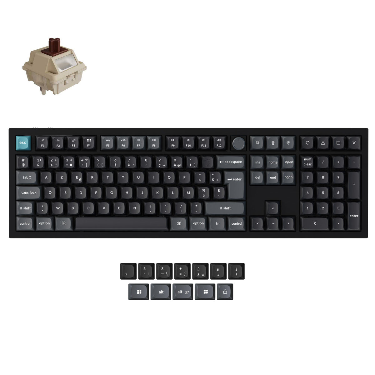 Keychron Q6 Ultra 8K Draadloos Aangepast Mechanisch Toetsenbord ISO-indeling Collectie