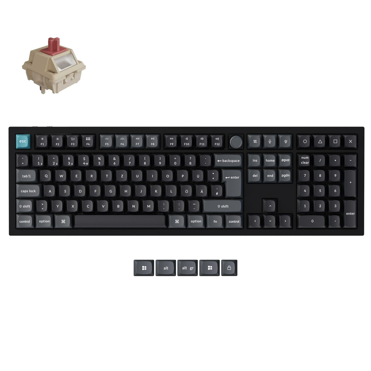 Keychron Q6 Ultra 8K Draadloos Aangepast Mechanisch Toetsenbord ISO-indeling Collectie