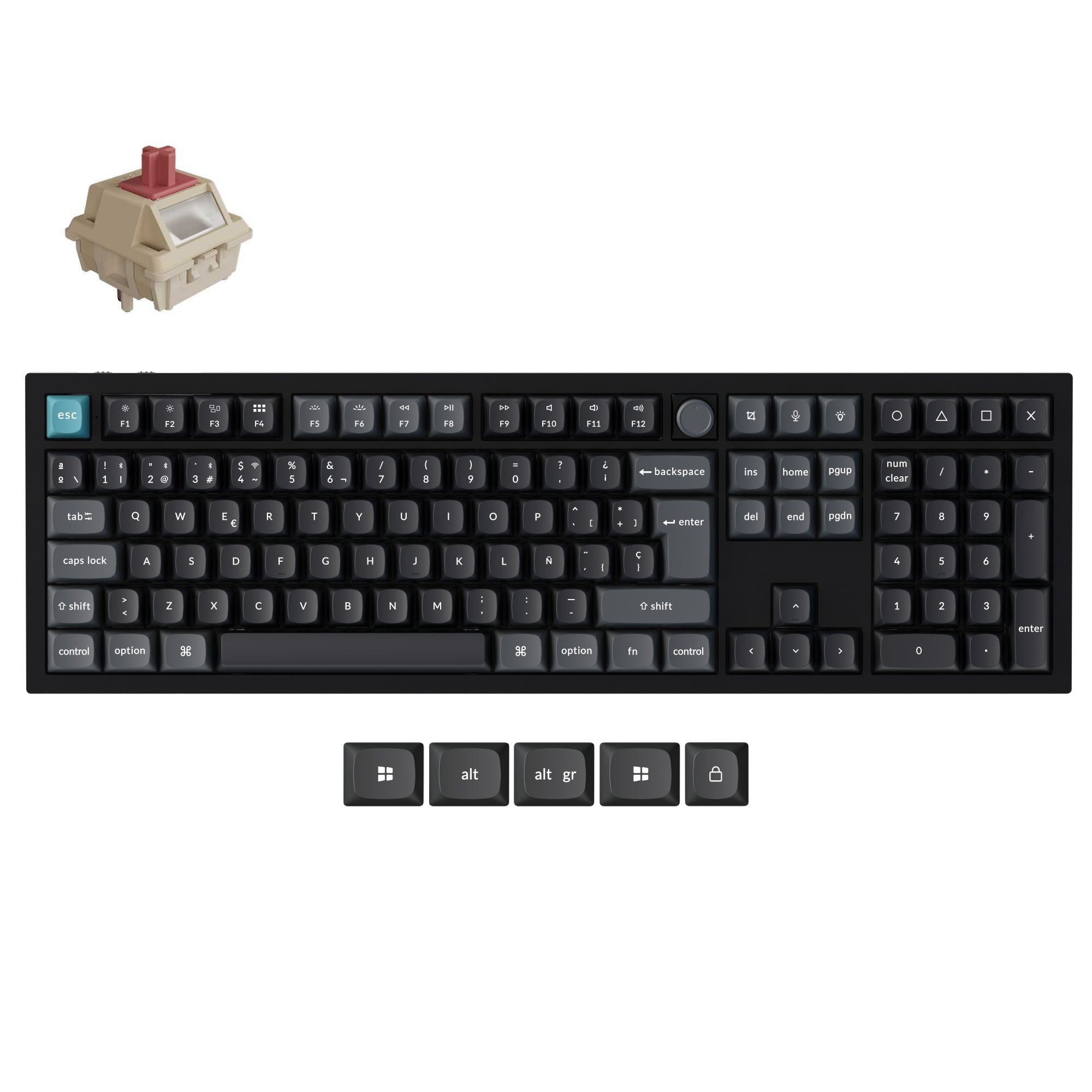Keychron Q6 Ultra 8K Draadloos Aangepast Mechanisch Toetsenbord ISO-indeling Collectie