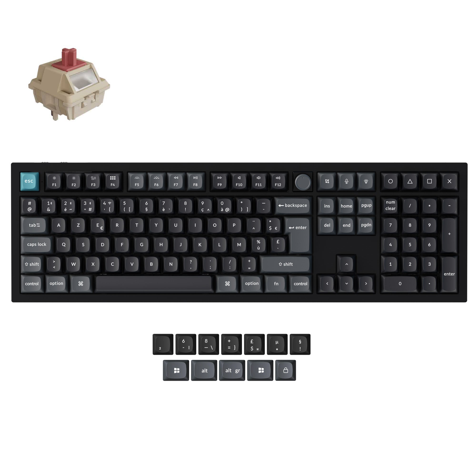 Keychron Q6 Ultra 8K Draadloos Aangepast Mechanisch Toetsenbord ISO-indeling Collectie