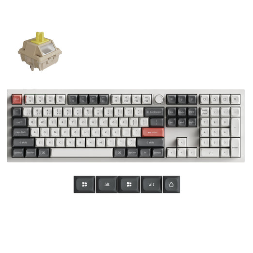 Keychron Q6 Ultra 8K Draadloos Aangepast Mechanisch Toetsenbord (US ANSI-indeling)