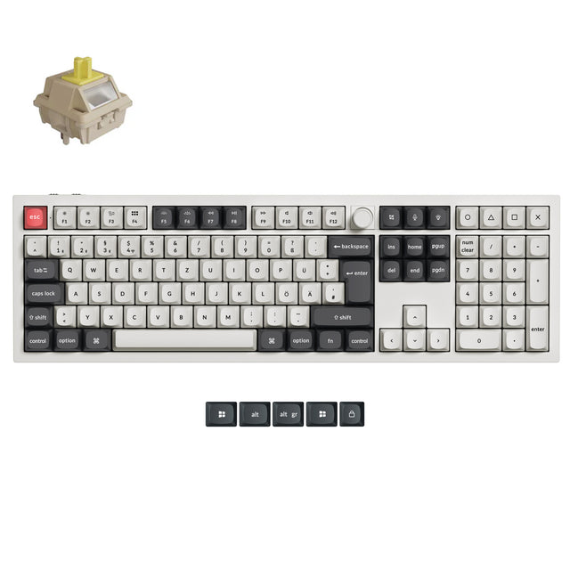 Keychron Q6 Ultra 8K Draadloos Aangepast Mechanisch Toetsenbord ISO-indeling Collectie