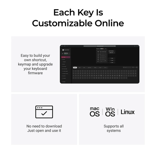 Keychron V0 Ultra 8K Draadloos Aangepast Numeriek Toetsenblok