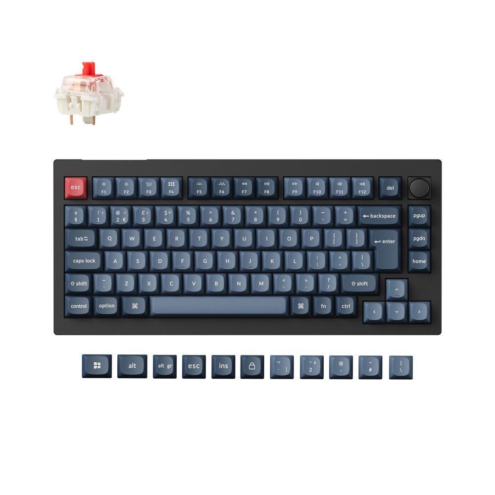 Keychron V1 Max QMK Draadloos Aangepast Mechanisch Toetsenbord ISO-indeling Collectie