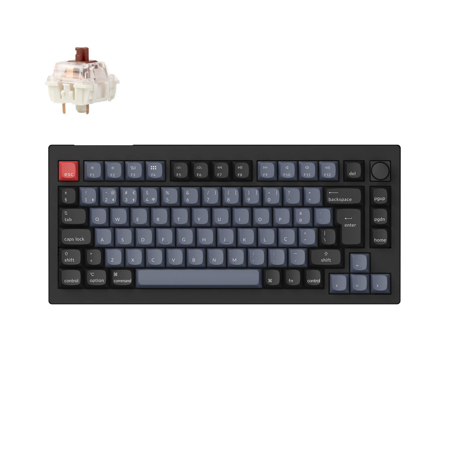 Keychron V1 Max QMK Draadloos Aangepast Mechanisch Toetsenbord ISO-indeling Collectie