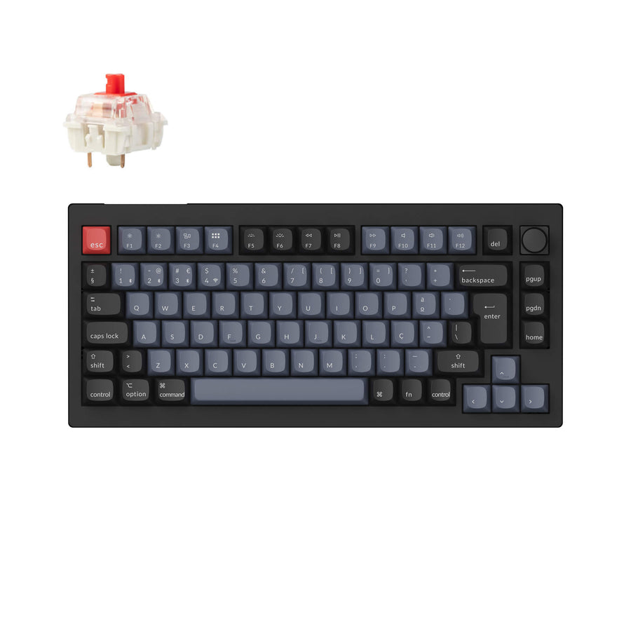 Keychron V1 Max QMK Draadloos Aangepast Mechanisch Toetsenbord ISO-indeling Collectie