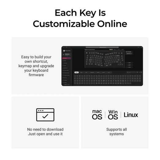 Keychron V10 Ultra 8K Draadloos Aangepast Mechanisch Toetsenbord (US ANSI-indeling)