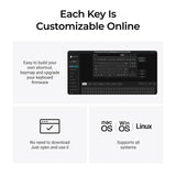 Keychron V3 8K QMK bedraad aangepast mechanisch toetsenbord met ISO-indeling