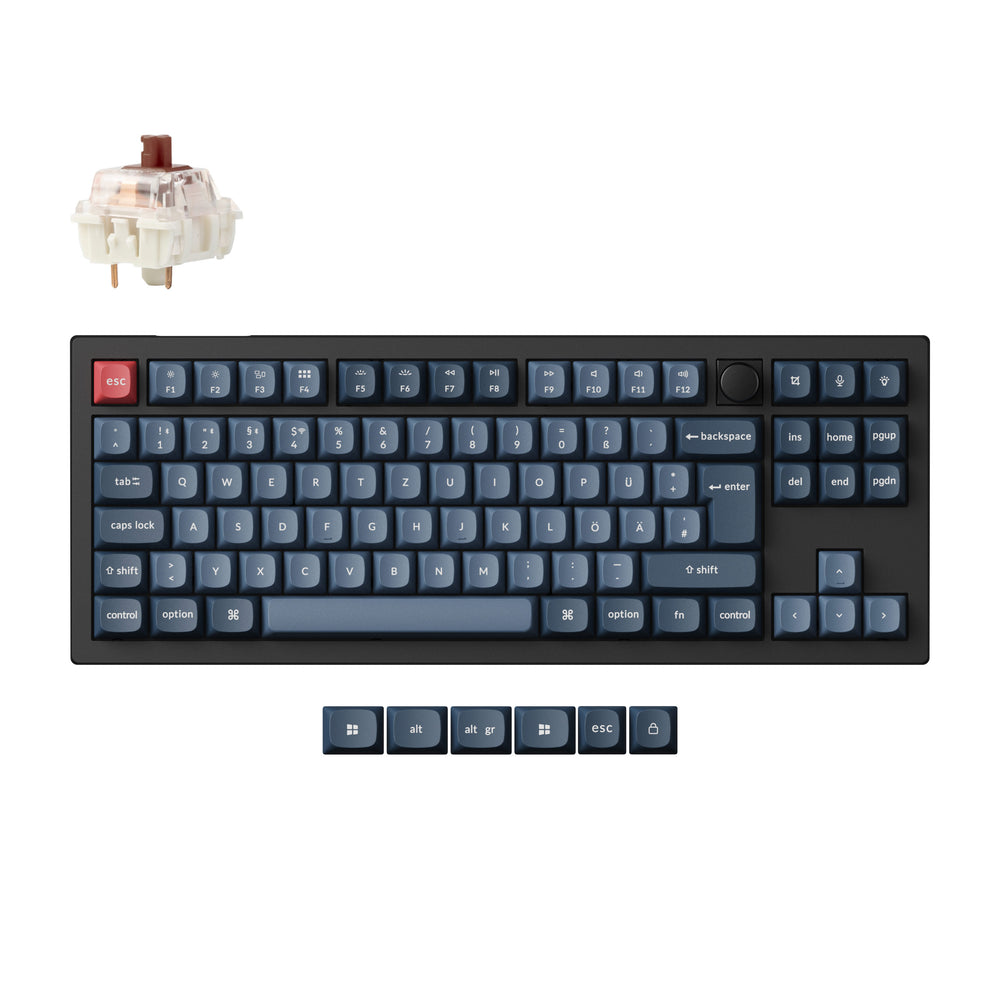 Keychron V3 Max QMK/VIA Draadloos Aangepast Mechanisch Toetsenbord ISO-indeling Collectie