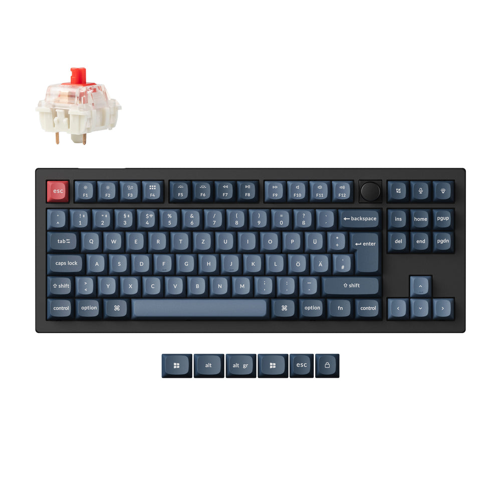 Keychron V3 Max QMK/VIA Draadloos Aangepast Mechanisch Toetsenbord ISO-indeling Collectie