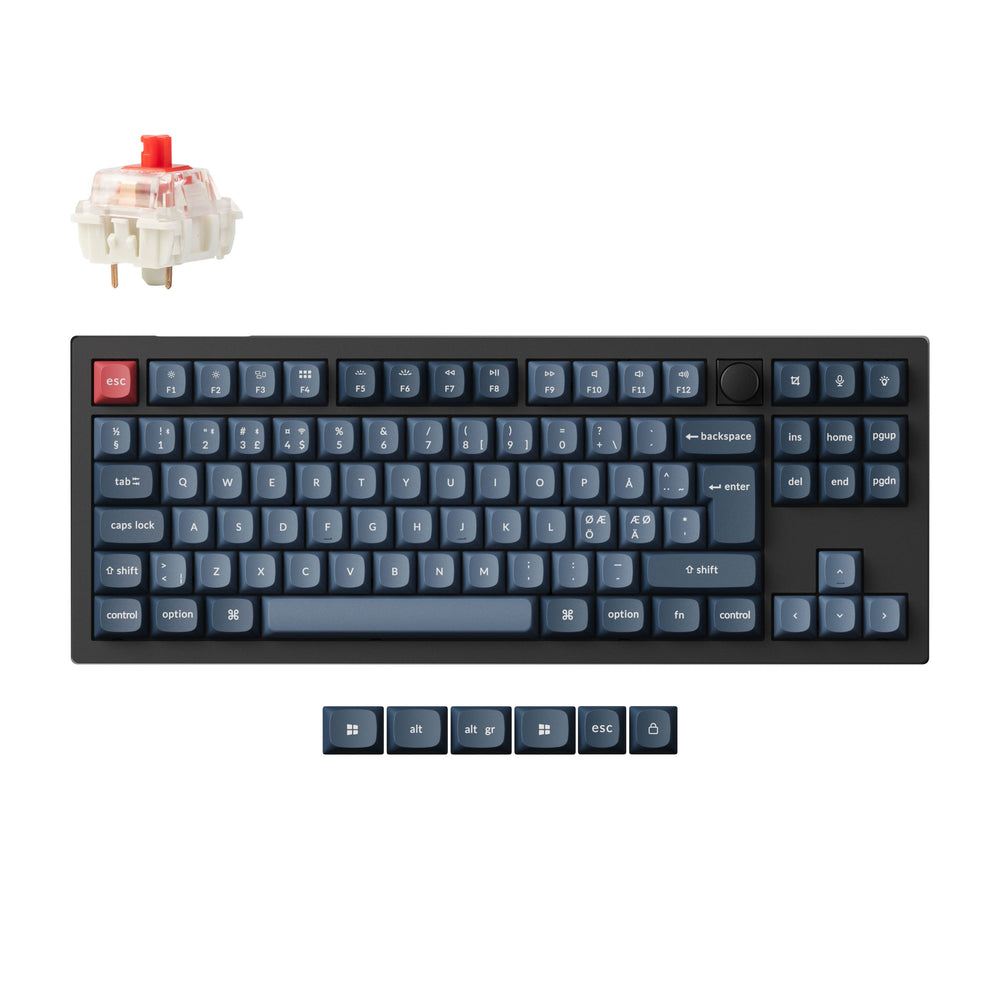Keychron V3 Max QMK/VIA Draadloos Aangepast Mechanisch Toetsenbord ISO-indeling Collectie