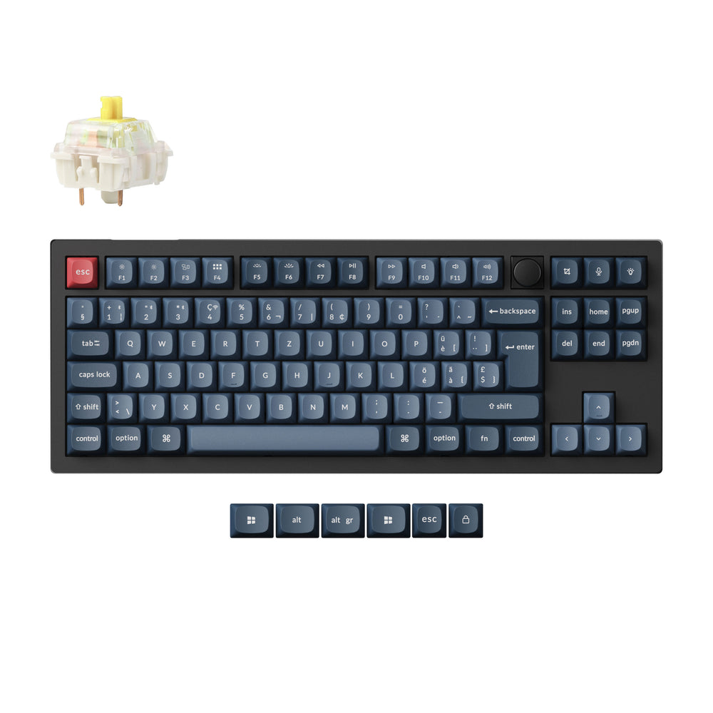 Keychron V3 Max QMK/VIA Draadloos Aangepast Mechanisch Toetsenbord ISO-indeling Collectie