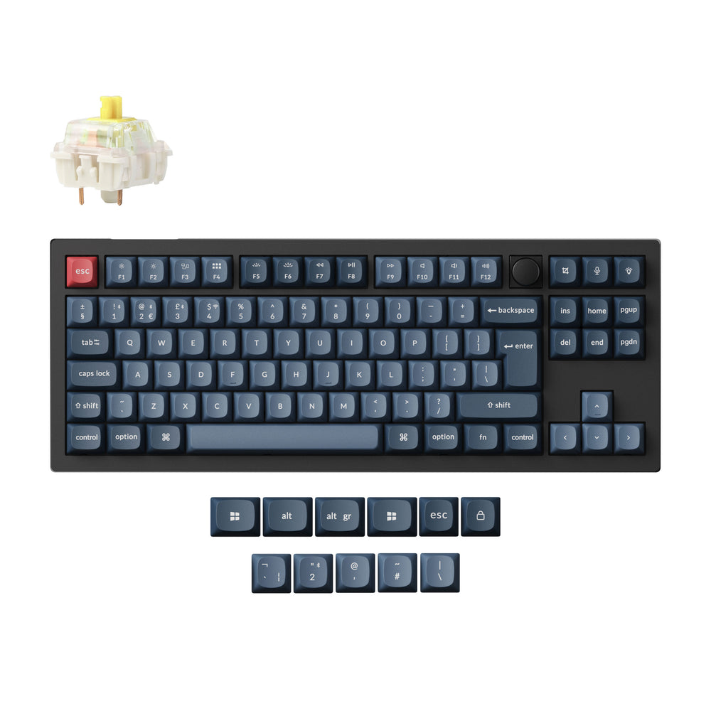 Keychron V3 Max QMK/VIA Draadloos Aangepast Mechanisch Toetsenbord ISO-indeling Collectie