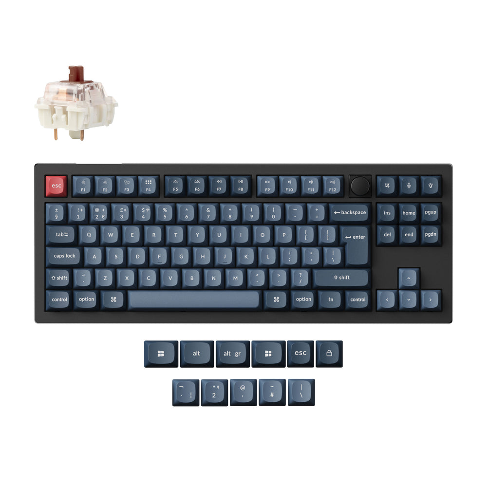 Keychron V3 Max QMK/VIA Draadloos Aangepast Mechanisch Toetsenbord ISO-indeling Collectie