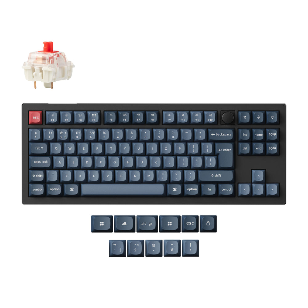 Keychron V3 Max QMK/VIA Draadloos Aangepast Mechanisch Toetsenbord ISO-indeling Collectie