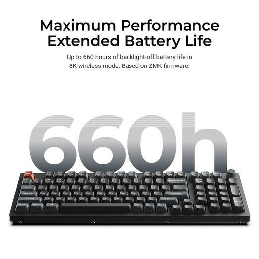 Keychron V5 Ultra 8K Draadloos Aangepast Mechanisch Toetsenbord (US ANSI-indeling)
