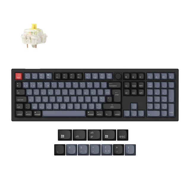 Keychron V6 Max QMK Draadloos Aangepast Mechanisch Toetsenbord ISO-indeling Collectie
