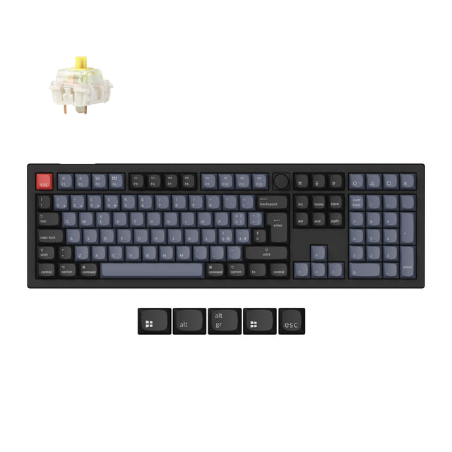 Keychron V6 Max QMK Draadloos Aangepast Mechanisch Toetsenbord ISO-indeling Collectie