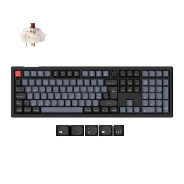Keychron V6 Max QMK Draadloos Aangepast Mechanisch Toetsenbord ISO-indeling Collectie