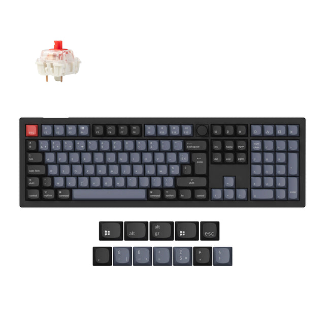 Keychron V6 Max QMK Draadloos Aangepast Mechanisch Toetsenbord ISO-indeling Collectie