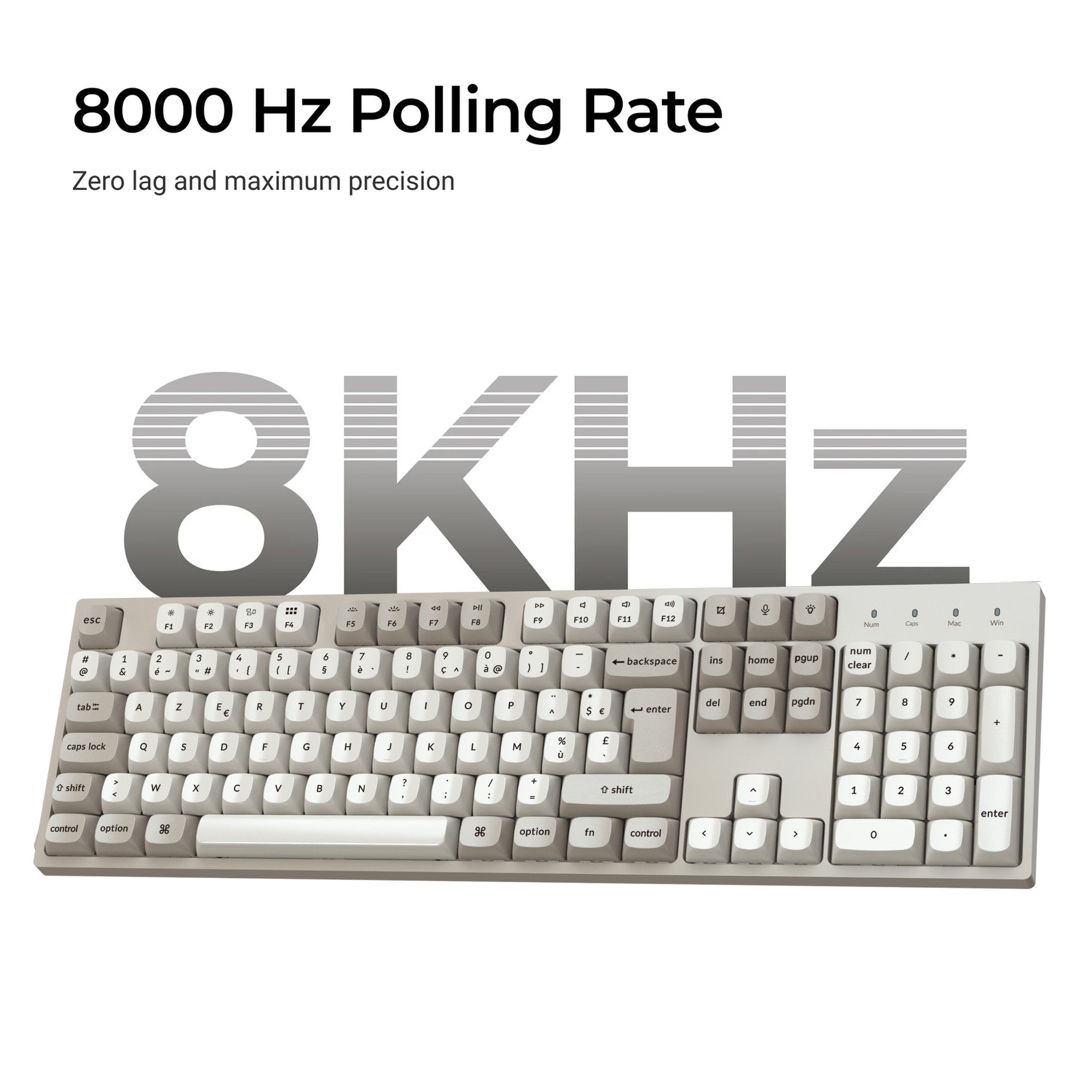 Keychron C2 Pro 8K QMK Wired Custom Mechanical Keyboard ISO Layout Collection