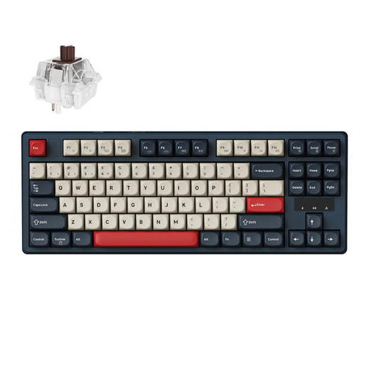 Keychron J4 QMK Draadloos Mechanisch Toetsenbord (US ANSI-indeling)