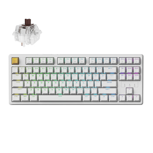Keychron J4 QMK Draadloos Mechanisch Toetsenbord (US ANSI-indeling)
