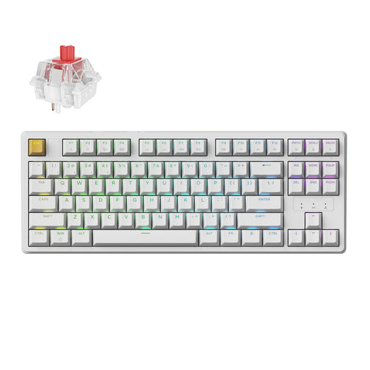 Keychron J4 QMK Draadloos Mechanisch Toetsenbord (US ANSI-indeling)