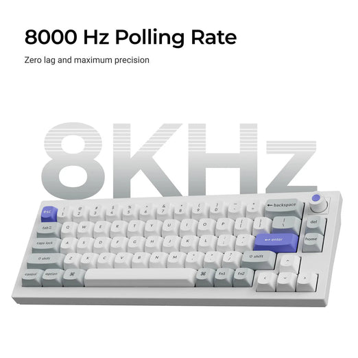 Keychron Q2 HE 8K Bedraad Magnetisch Schakeltoetsenbord (US ANSI-indeling)