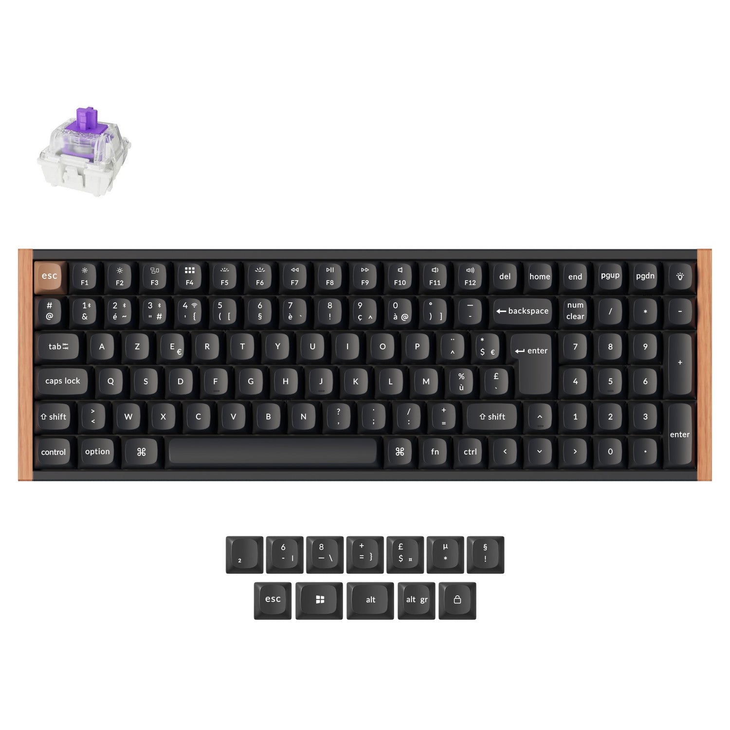 Keychron K4 HE Draadloos Magnetisch Schakelaar Aangepast Toetsenbord ISO-indeling Collectie