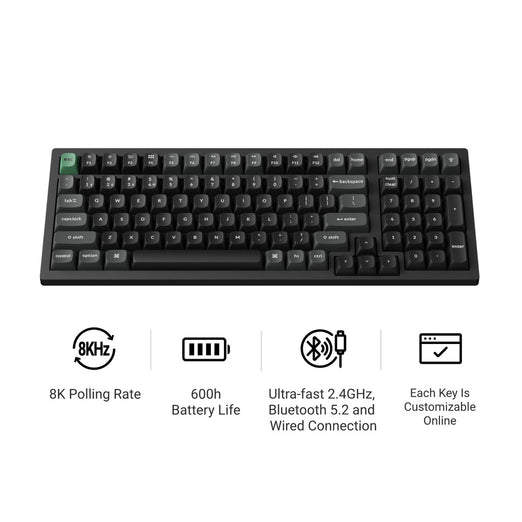 Keychron K4 Ultra 8K draadloos mechanisch maatwerktoetsenbord (US ANSI-indeling)